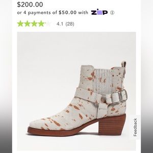 Sam Edelman Bellamie Bootie  western cowboy booties